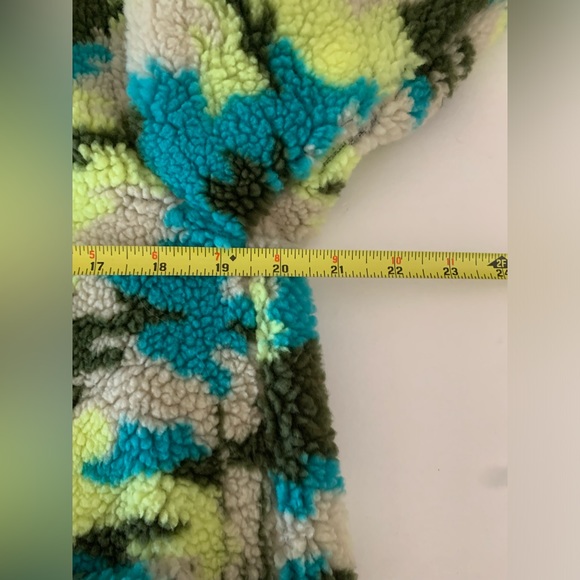 Anthropologie Pilcro Camo Sherpa Jacket Fleece Teddy Mountain Camouflage XSmall - Picture 10 of 12